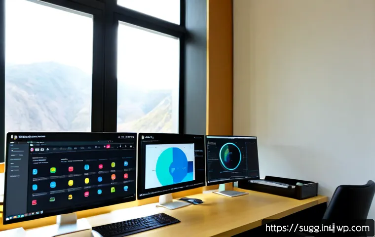 Home 17 추천 시스템의 데이터 시나리오 분석 - Photorealistic modern analytics workspace, a data analyst studying a clean recommendation system sce...